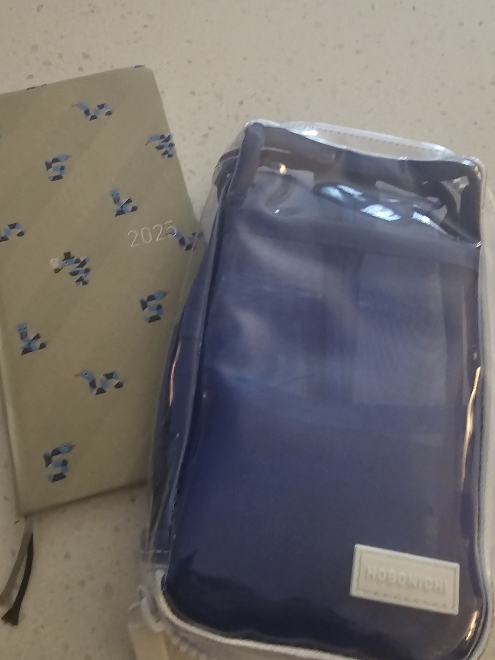 Hobonichi Navy Traveler  Clear Pouch, Like New, [Free a New 2025 Weeks]